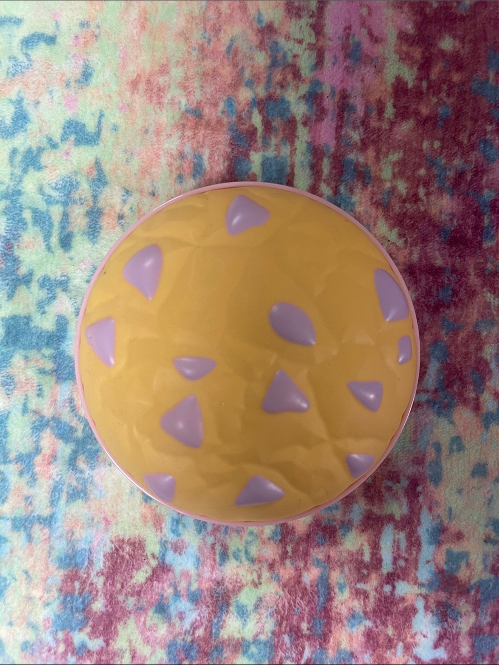 Makeup Revolution Yellow Compact with Lavender Accents